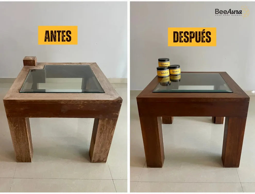 BeeAura™ Cera Restauradora Premium de madera