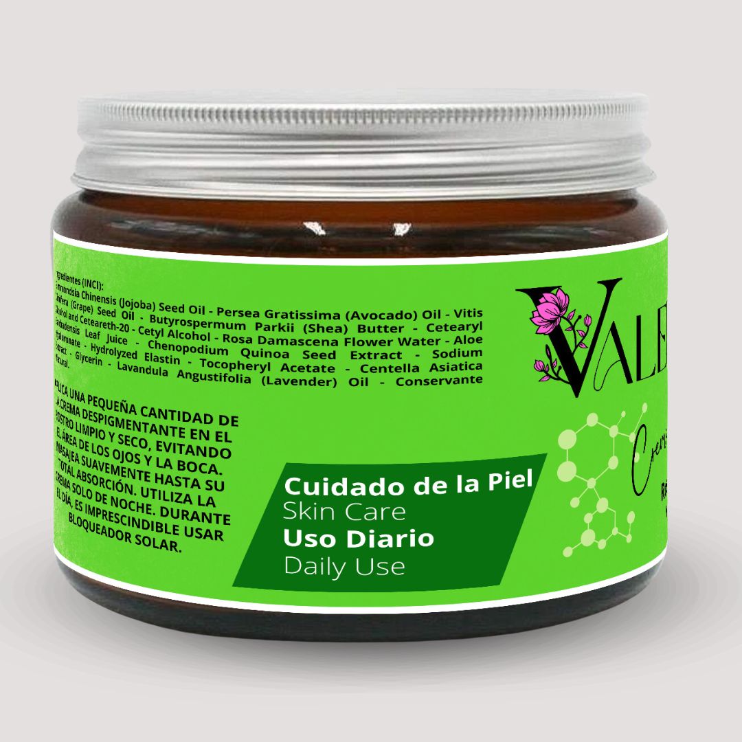 Crema aclarante y despigmentante natural